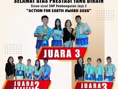 Prestasi Internasional! SMP Pembangunan Jaya 2 Sidoarjo Raih Juara di Global Youth Summit 2026 Filipina