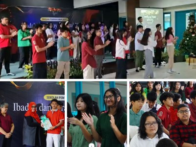 Natal SMP Pembangunan Jaya 2 Sidoarjo: Melangkah Bersama dalam Satu Kasih