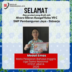 Siswa VII C SMP PJ 2 Torehkan Dua Emas di Kompetisi Nasional